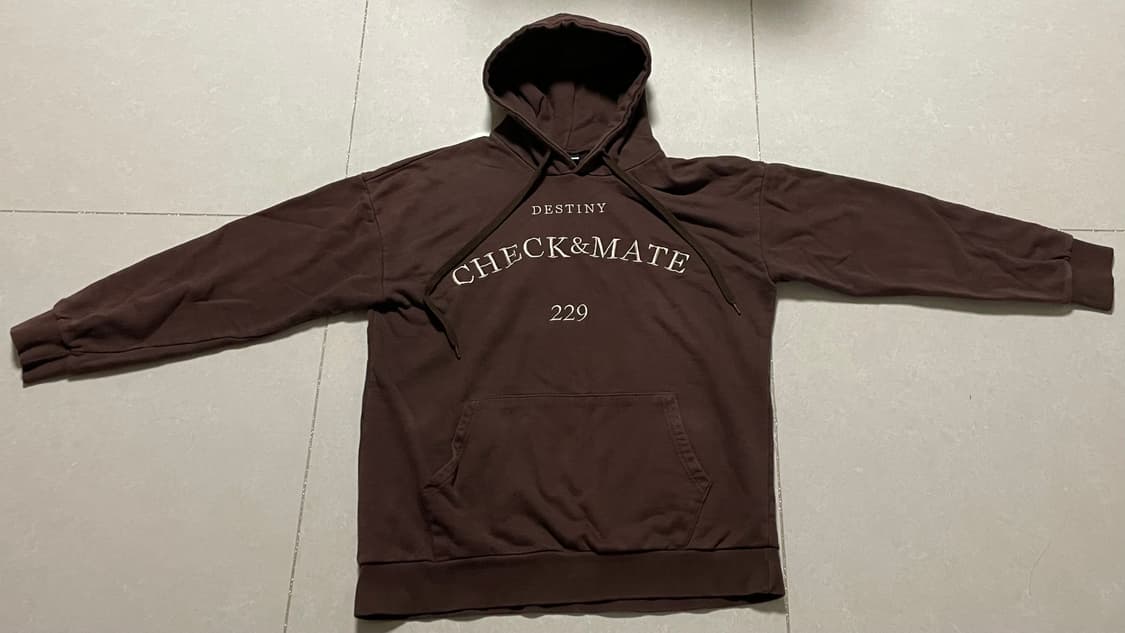 갈색 후드티 상품이미지1