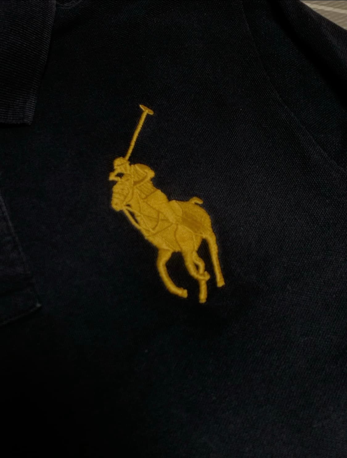 폴로 빅포니 긴팔 카라티 블랙 상품이미지3