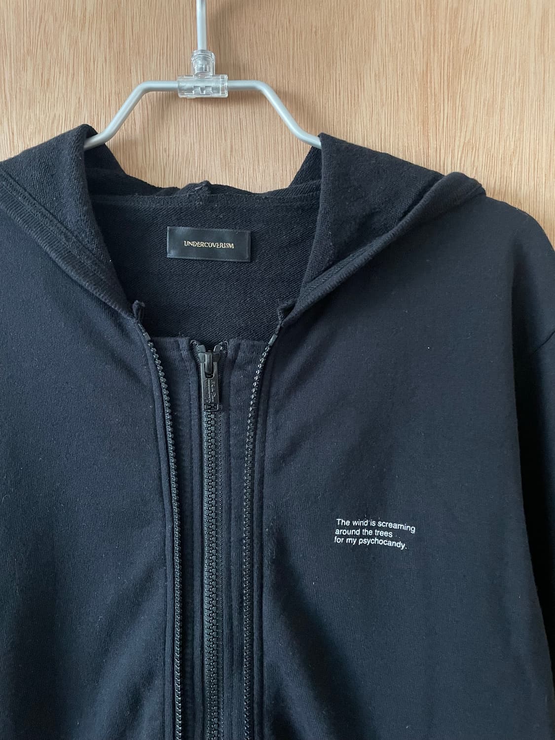 언더커버 2way zip 후드 집업 상품이미지3