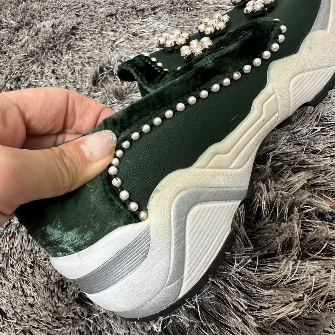 슈콤마보니 여자 슬립온 운동화 신발 245 상품이미지4