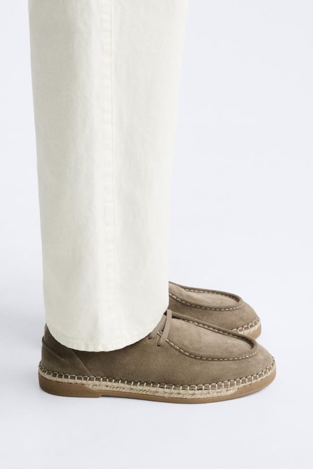 자라 소가죽 스웨이드 남성 스니커즈  상품이미지5