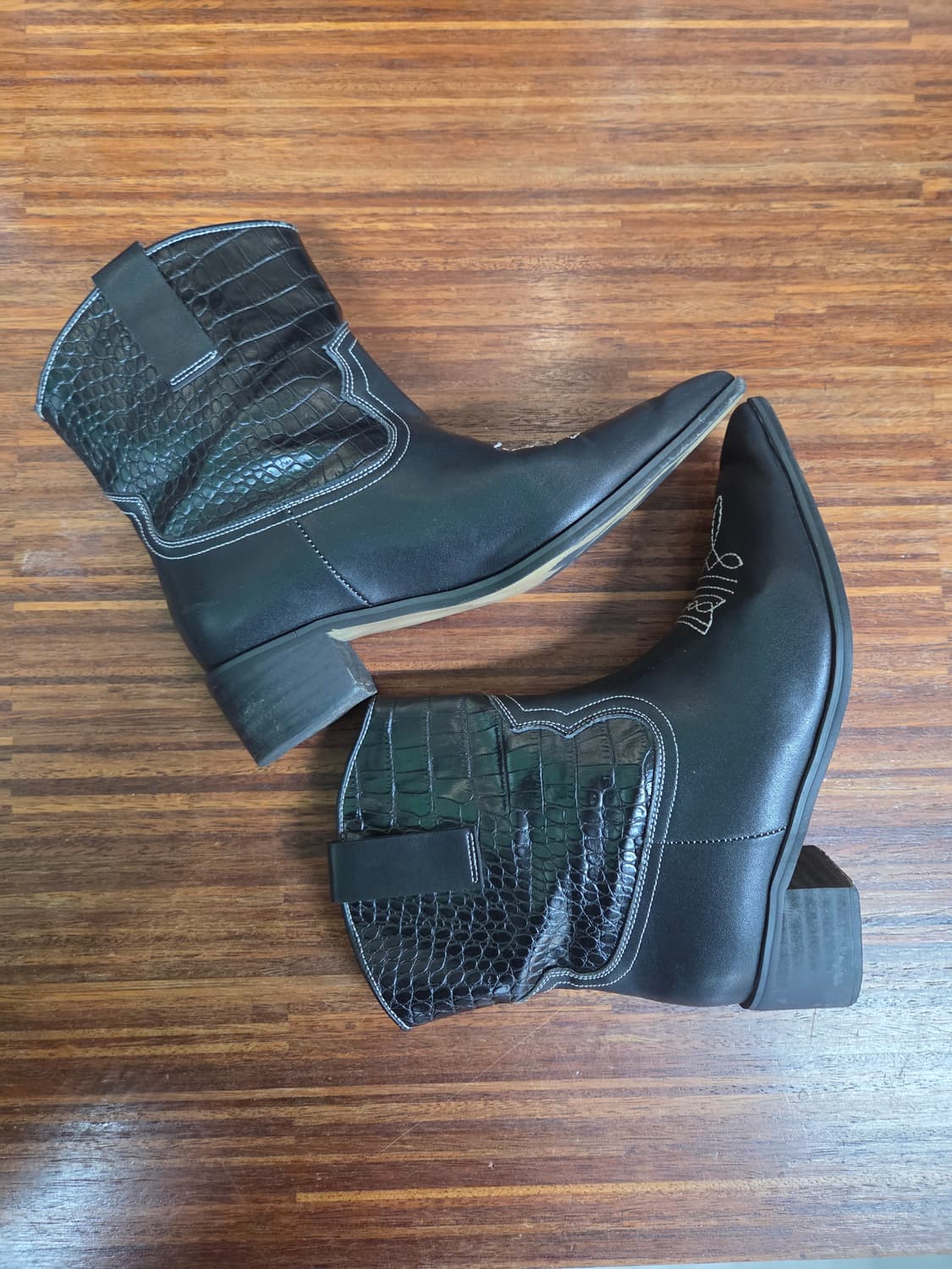 빈티지 여성 웨스턴 가죽 부츠 240 상품이미지1