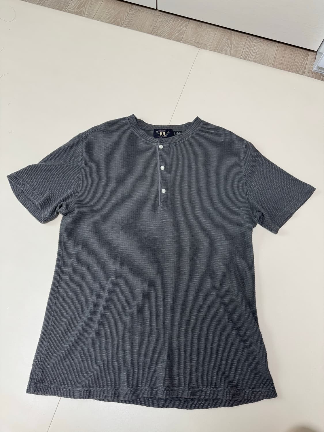 RRL 더블알엘 와플 반팔 티셔츠 블랙 XL 상품이미지1