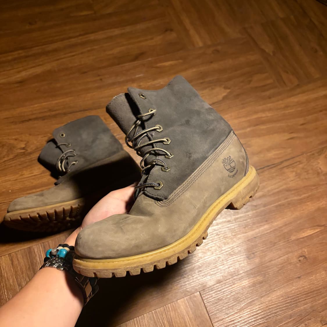 TIMBERLAND 팀버랜드 투톤 레더 부츠 상품이미지2