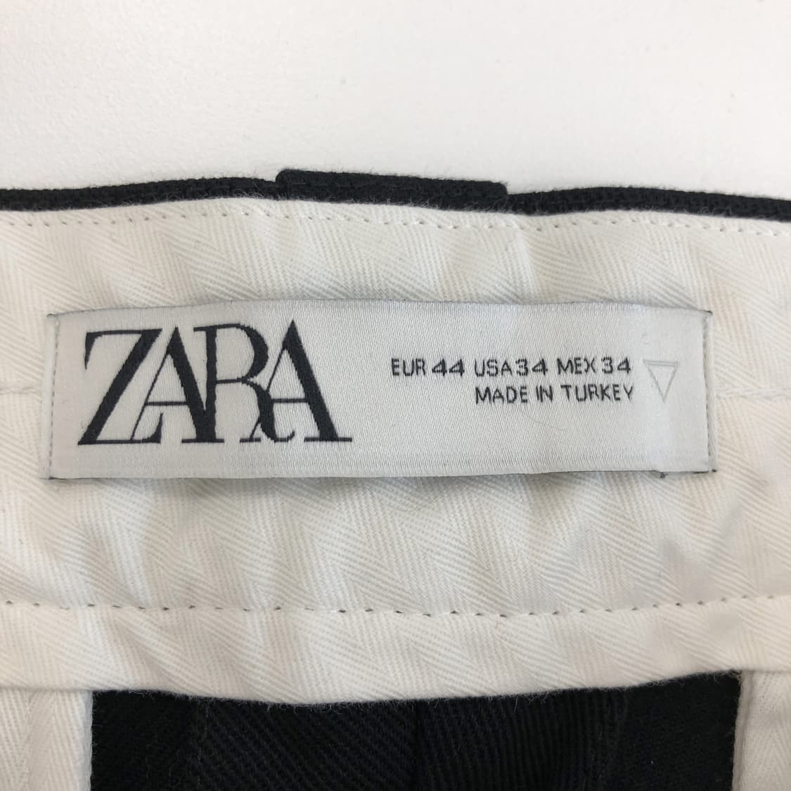 자라 (새상품) 테일러드 치노팬츠 34-35 인치 상품이미지6