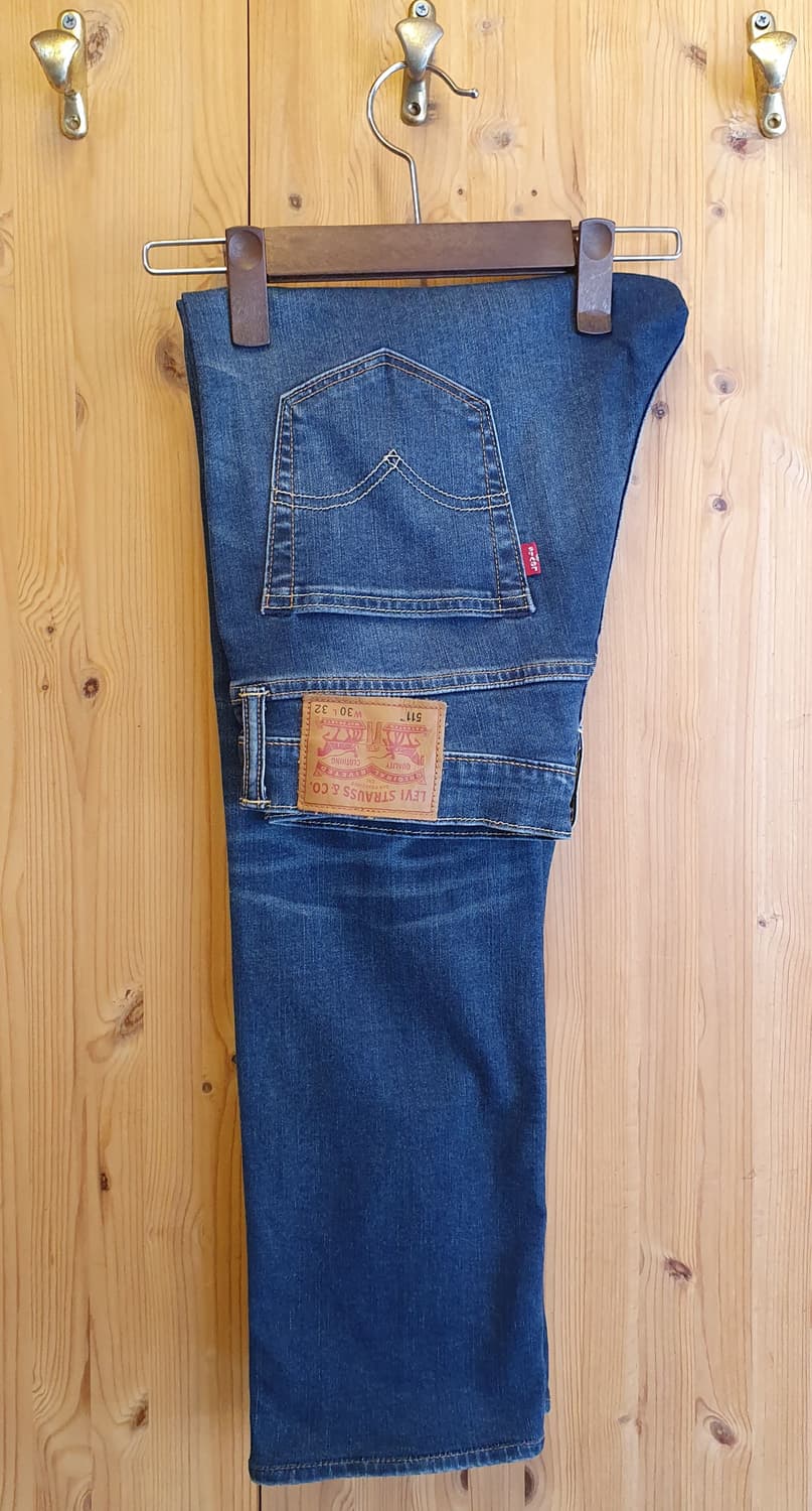 허리30/리바이스511 스판 데님팬츠 상품이미지3