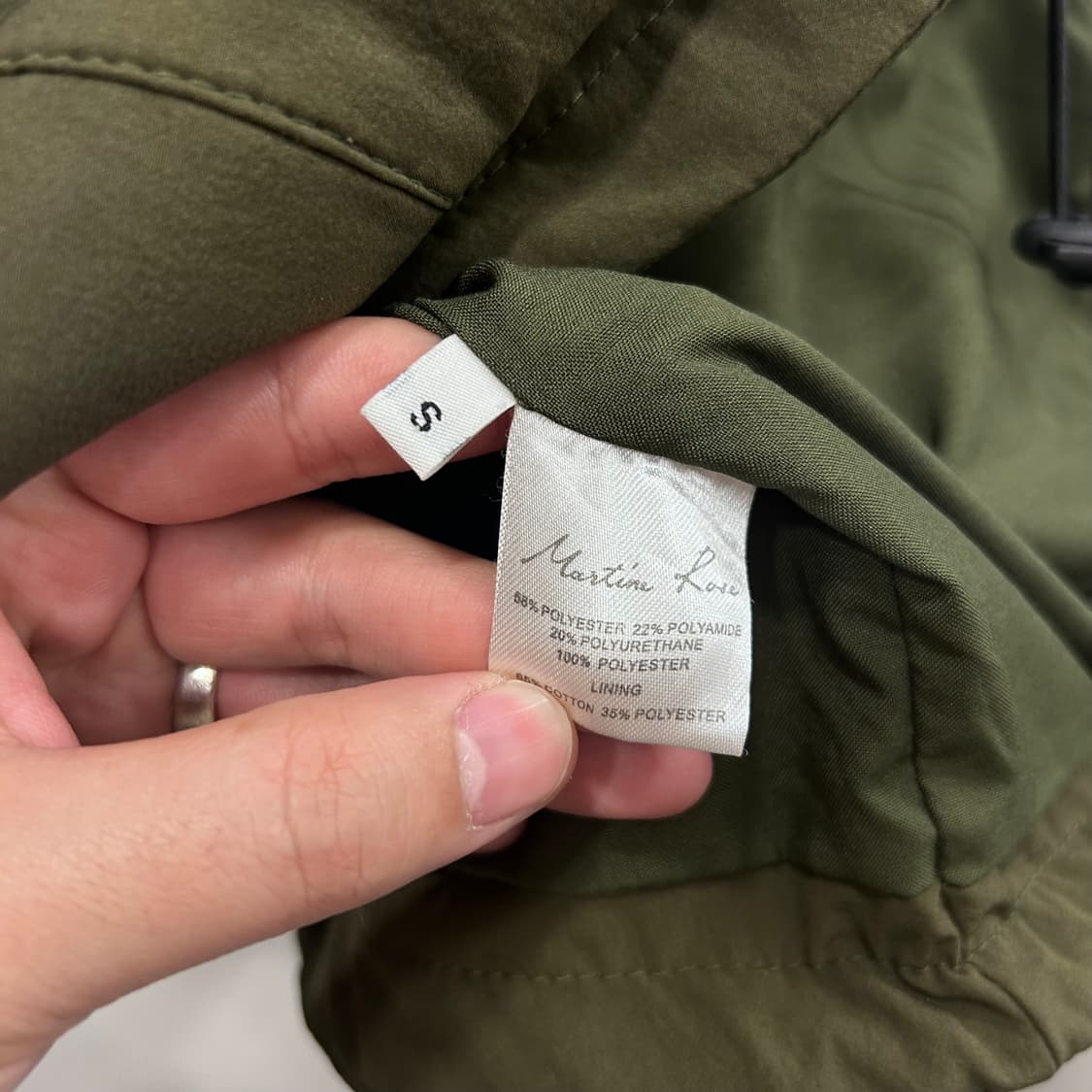 마틴 로즈 멀티 컬러블록 나일론 후드 레인자켓 상품이미지4