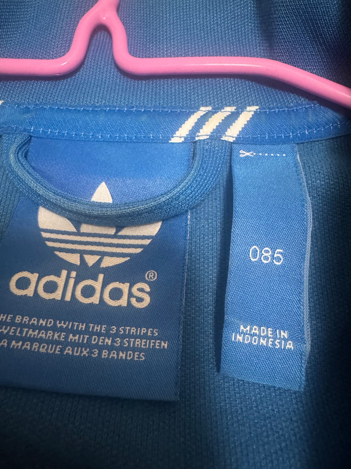 아디다스 파란색 저지 XS 싸게 팔아요 상품이미지2