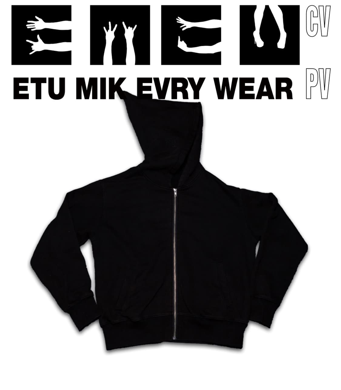 에투믹 GOBLIN ZIP UP /ROTTEN BLACK 상품이미지1