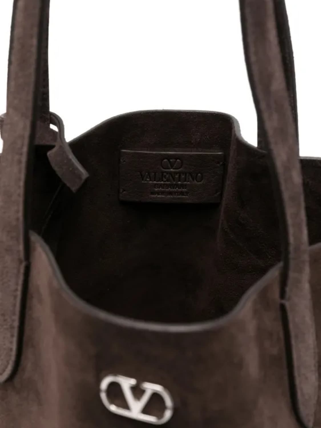 발렌티노 2025fw 다크브라운 스웨이드 토트백 상품이미지5