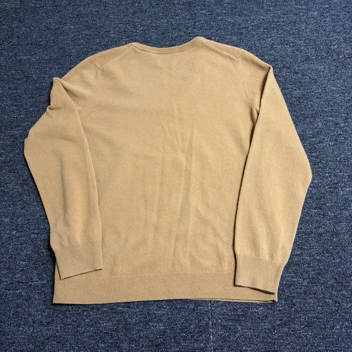 GANT 코튼 브이넥 니트 샌드 멜란지 상품이미지6