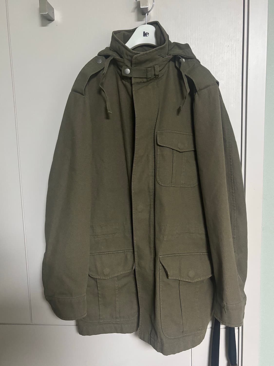 브룩스브라더스 346 올리브 필드자켓 후드 파카 밀리터리 상품이미지1