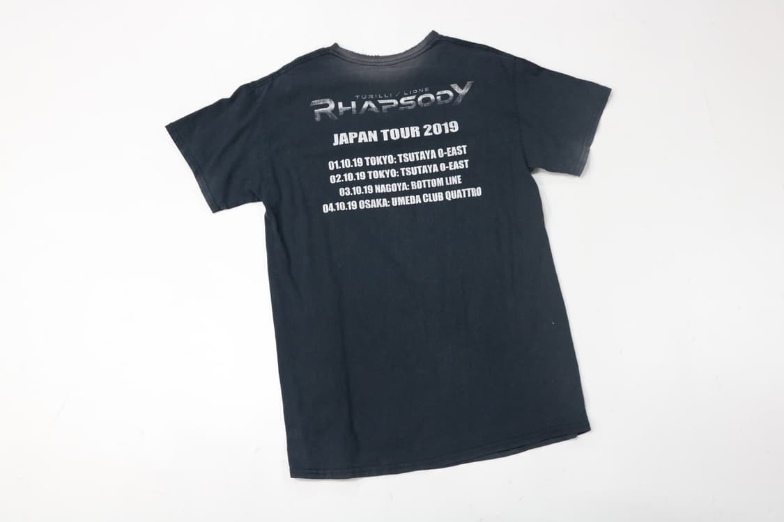 RHAPSODY 랩소디 2019 재팬 투어 빈티지 밴드 티셔츠 상품이미지6