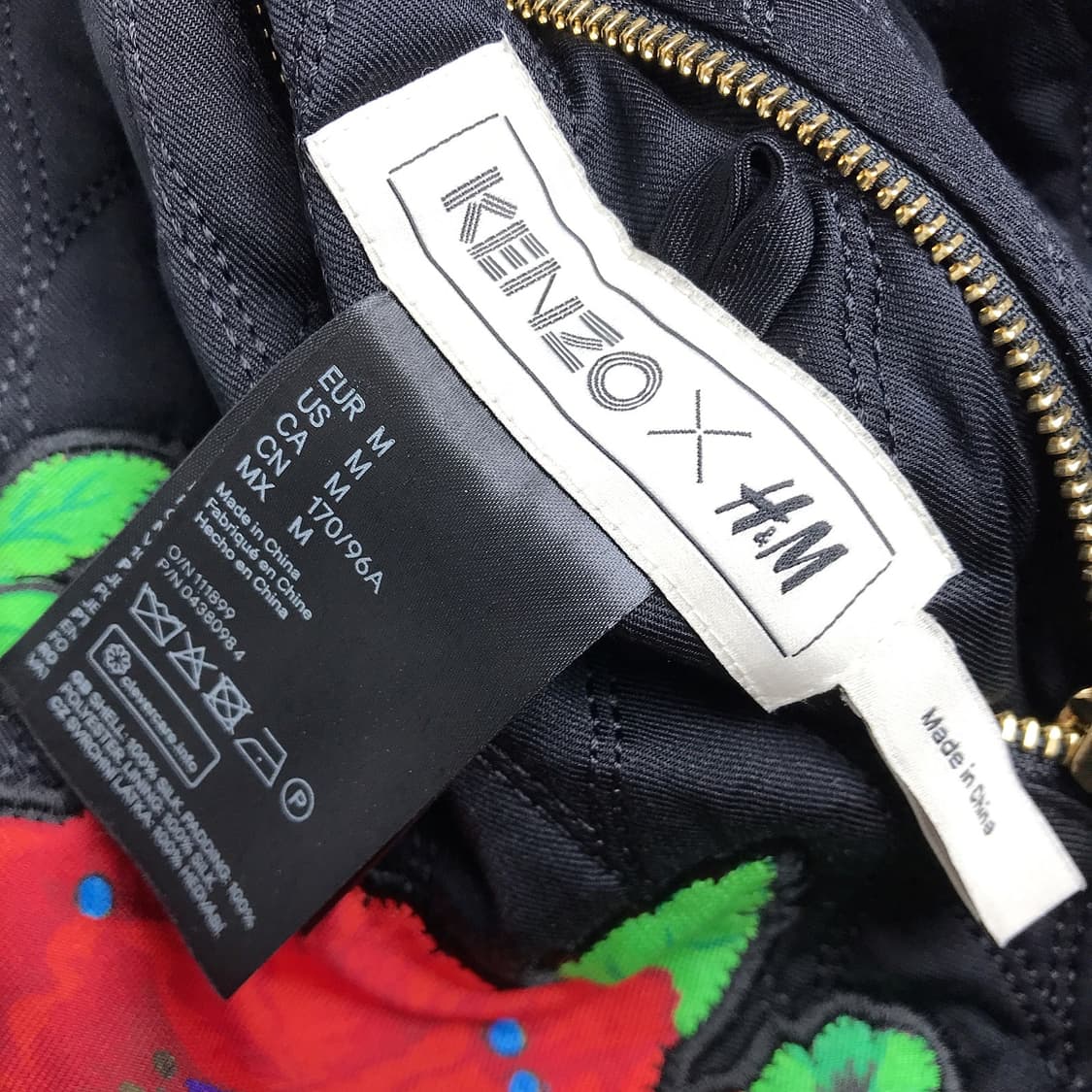 겐조 H&M 리버시블 오버핏 봄버 자켓 여성M 상품이미지8