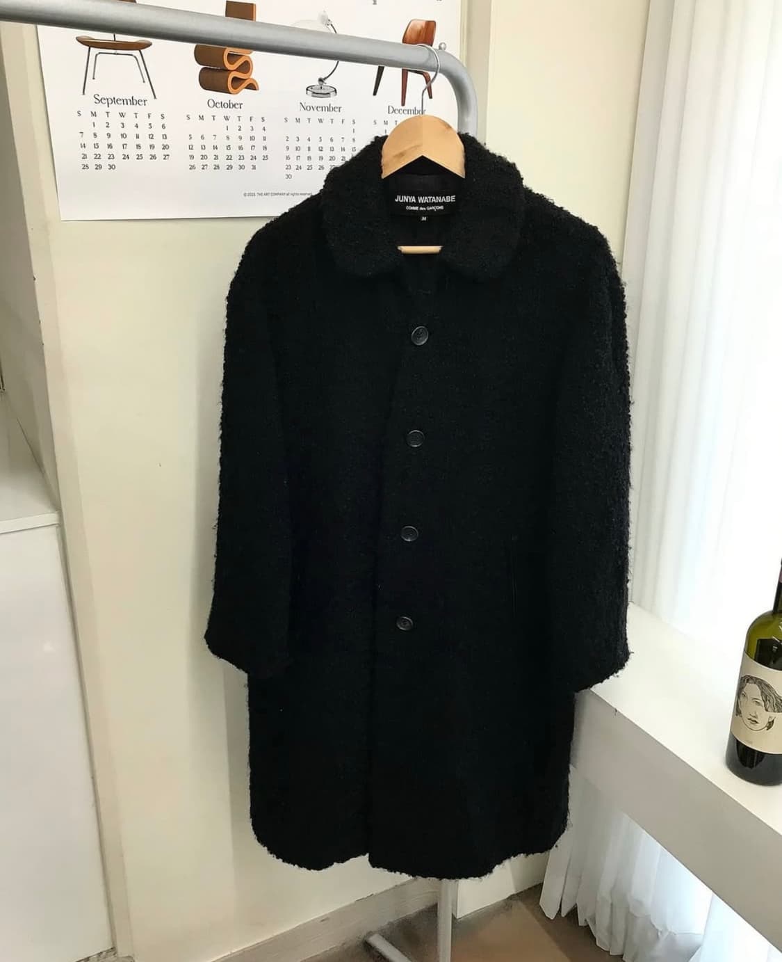 [M] 준야 와타나베 울 부클 코트 팝니다 상품이미지1