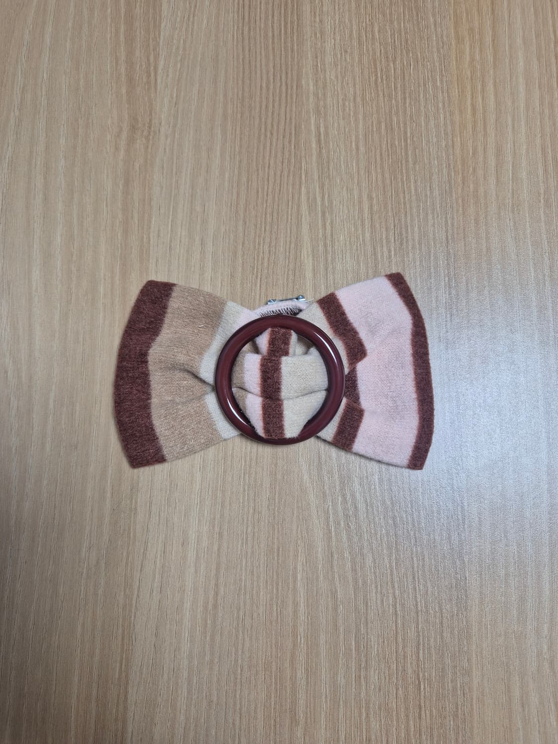 리즈리사 라떼갸루 스트라이프 리본브로치 상품이미지1