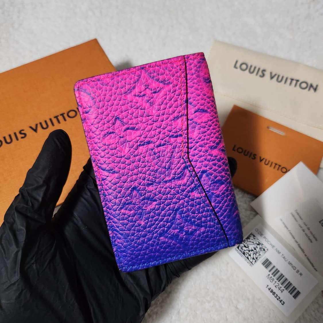 [한정판/풀구성]루이비통 토뤼옹 오거나이저 블루 로즈 상품이미지3