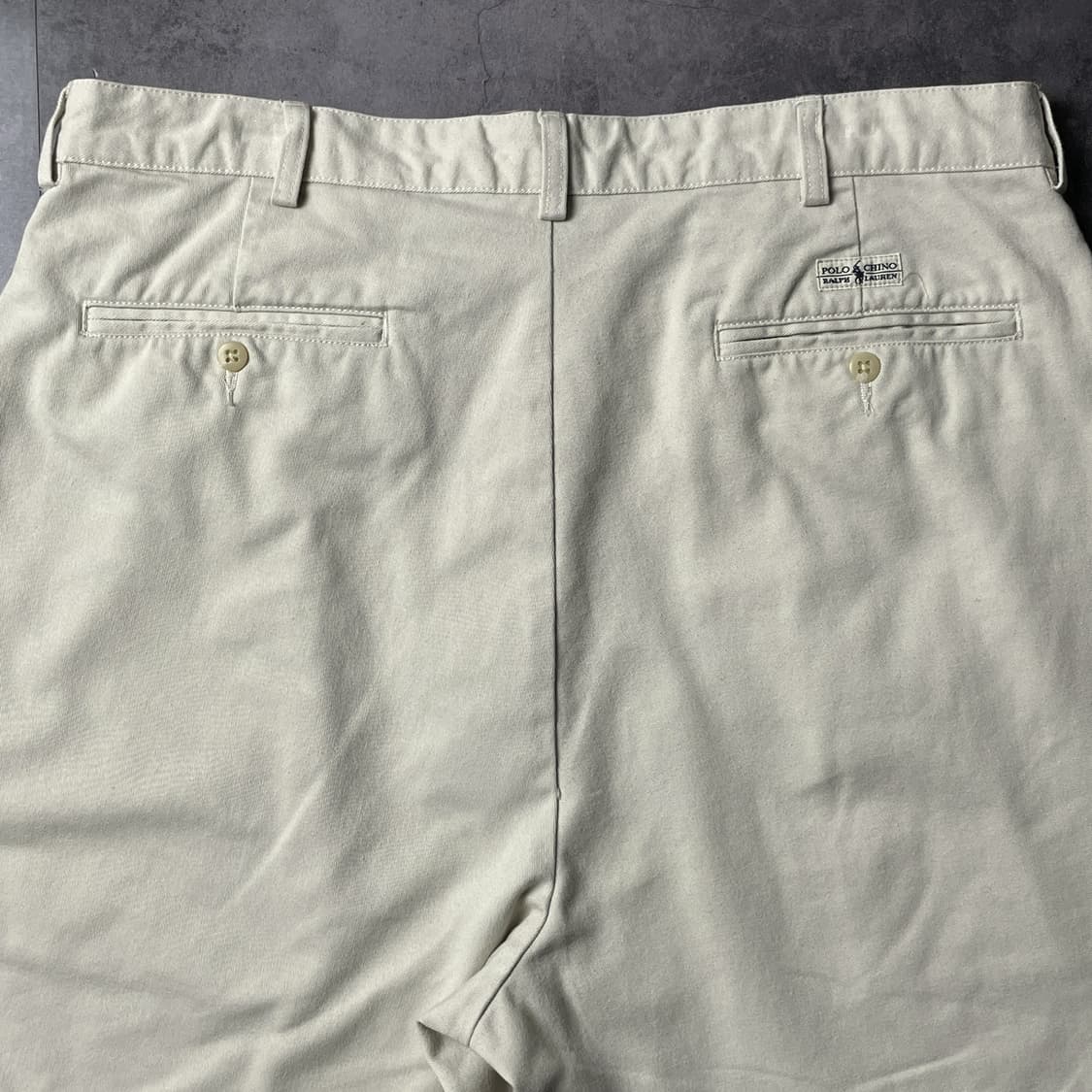 RALPH LAUREN 랄프로렌 아이보리 핀턱 코튼 하프팬츠 A01044 상품이미지6
