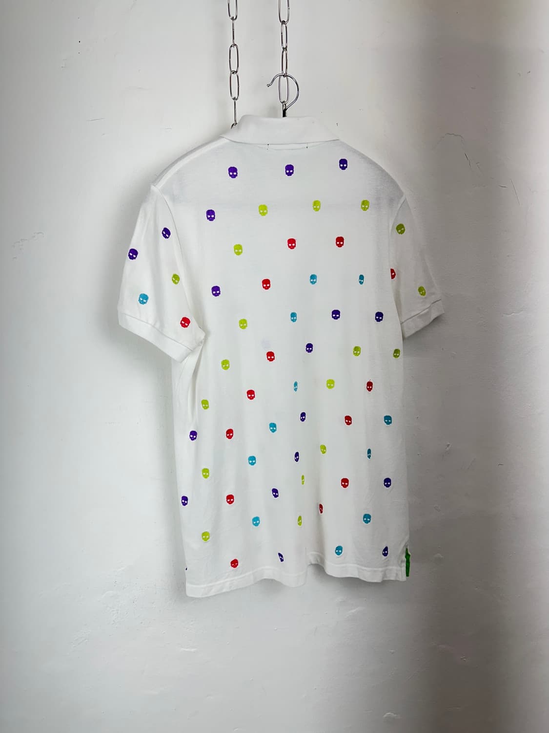 Hydrogen Skull Embroidered Polo Shirt  상품이미지6