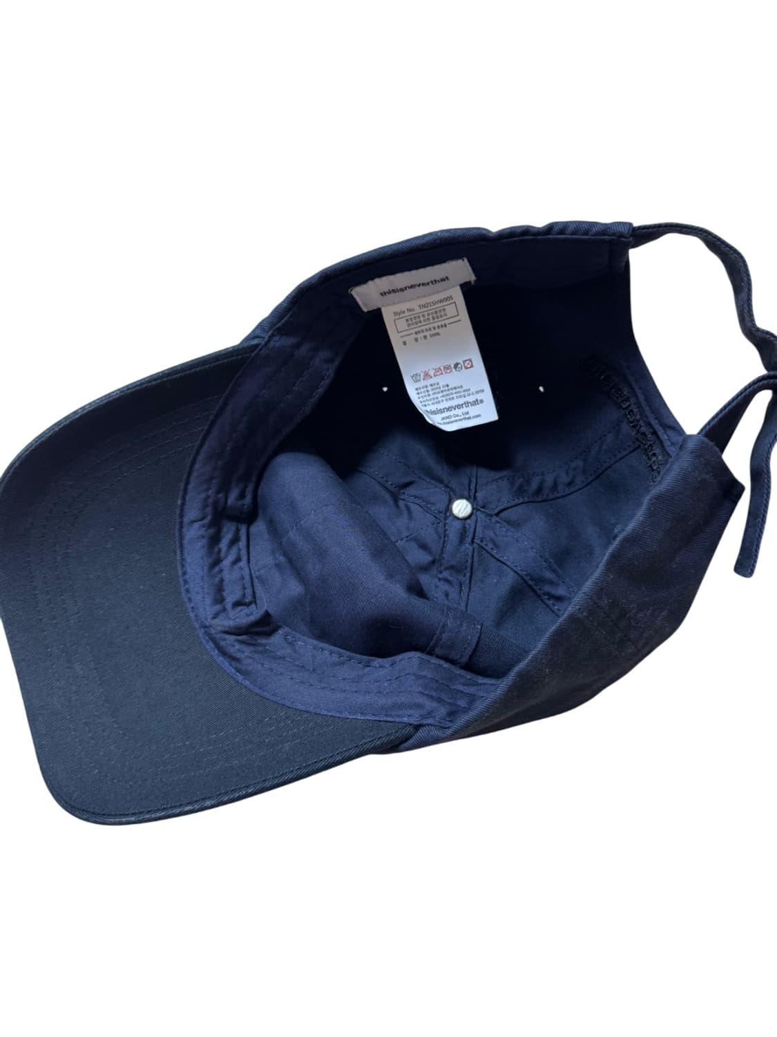디스이즈네버댓 TISNVRAT 2000 CAP-NAVY 상품이미지3