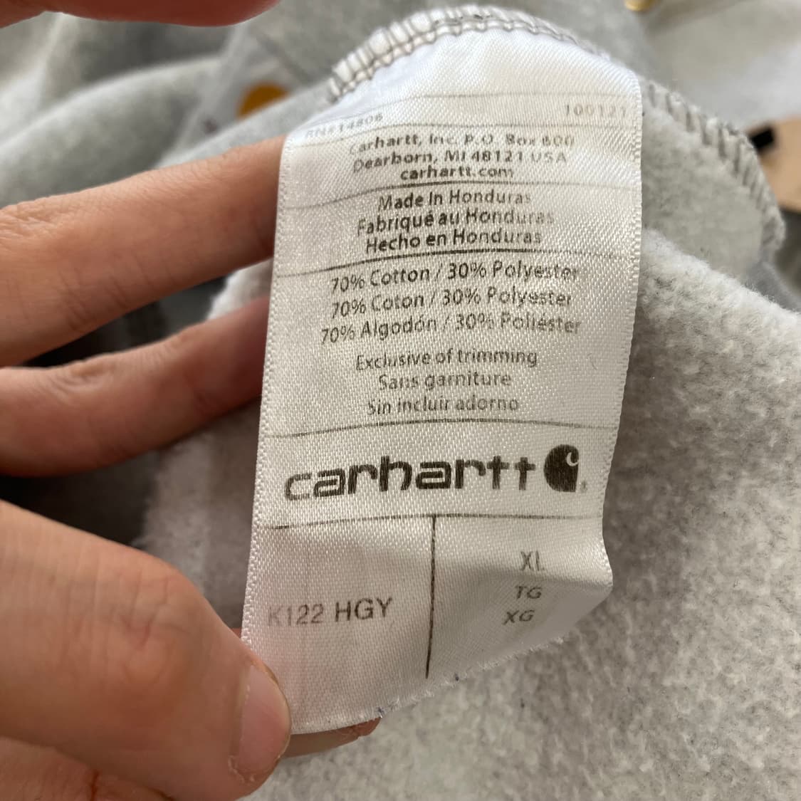 134 칼하트 후드집업 상품이미지3