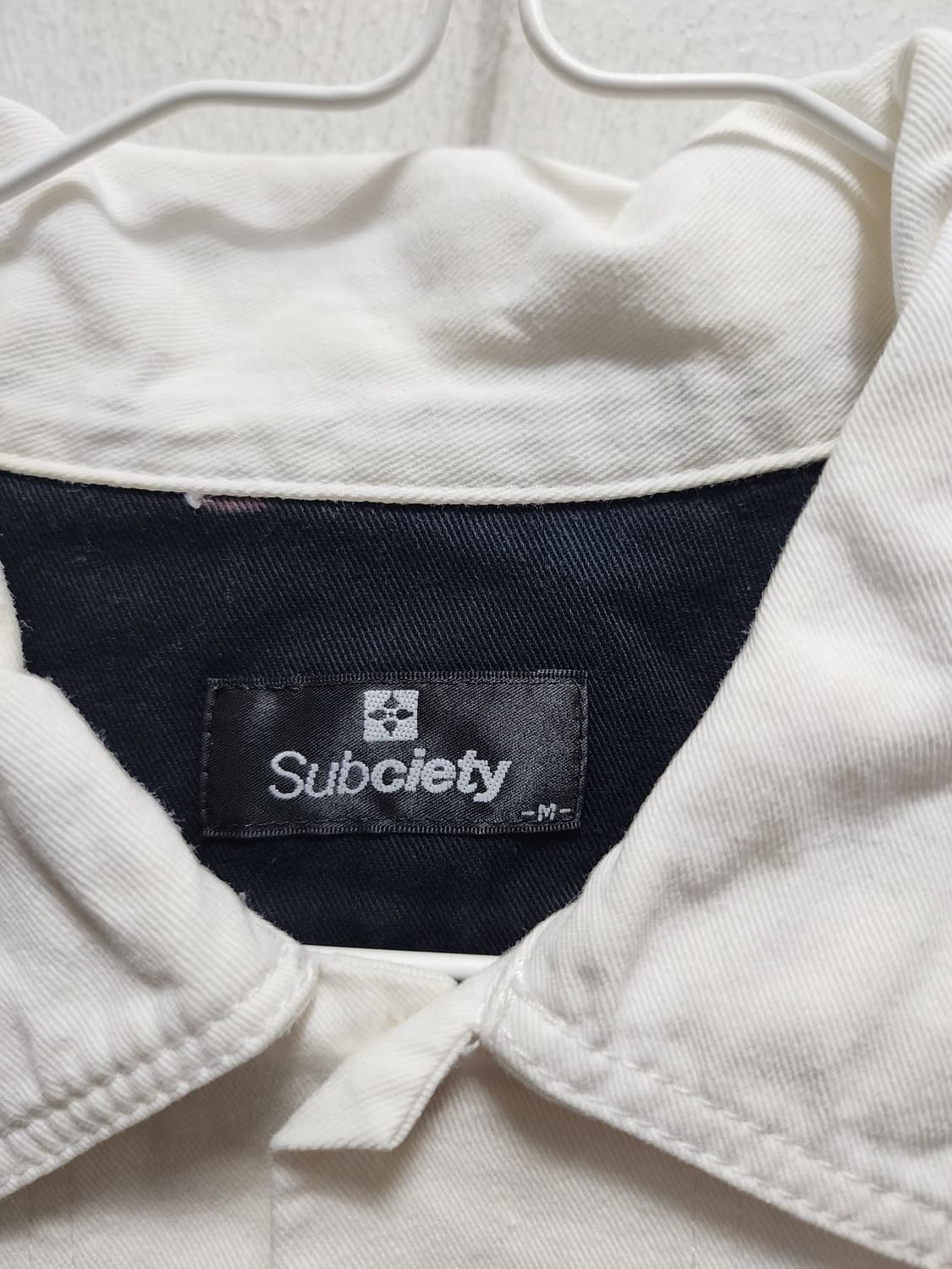 Subciety 레터링 오레오배색 스트릿 셔츠 상품이미지6