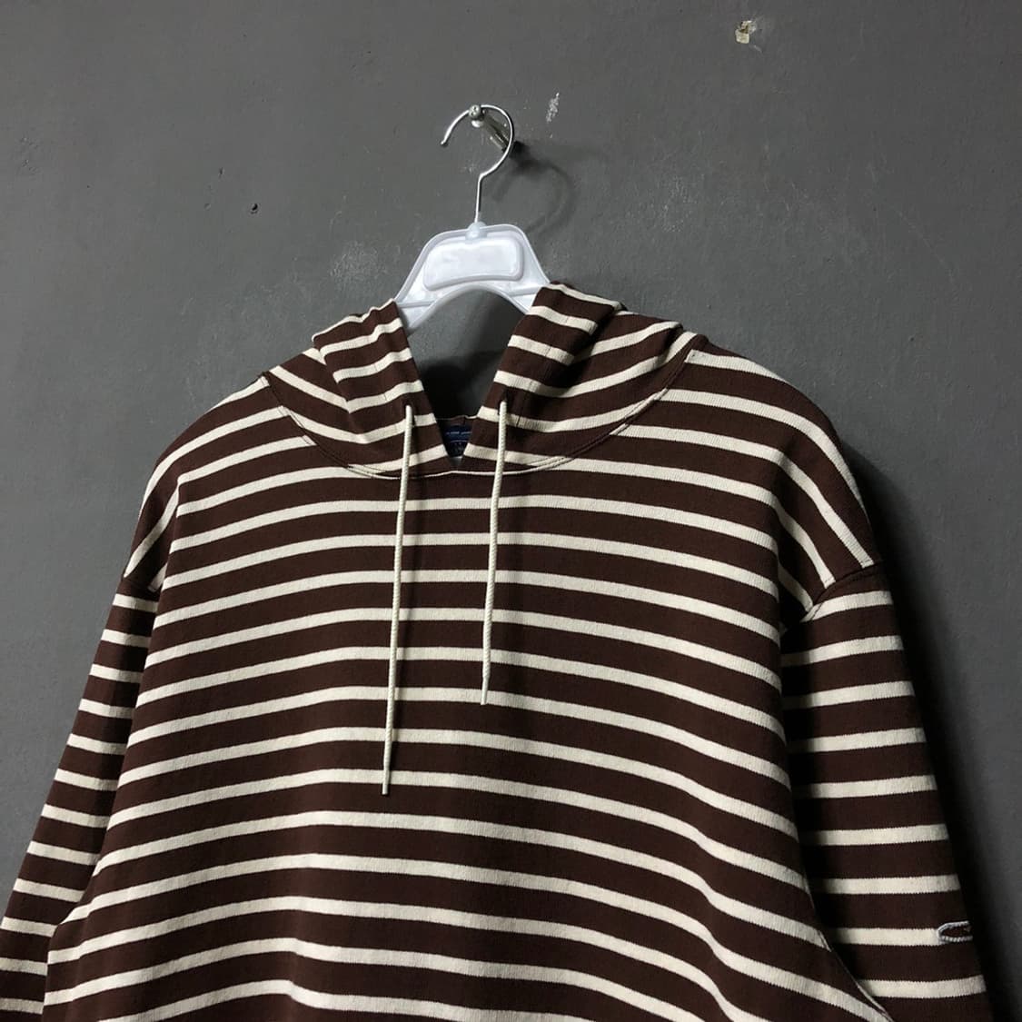 (L) 베이프 스트라이프 후드티 상품이미지3