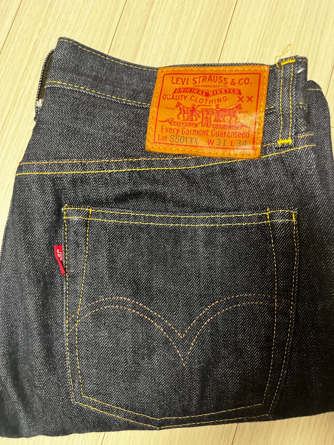 LVC 44501 리지드 31사이즈  판매합니다 (기장수선) 상품이미지1