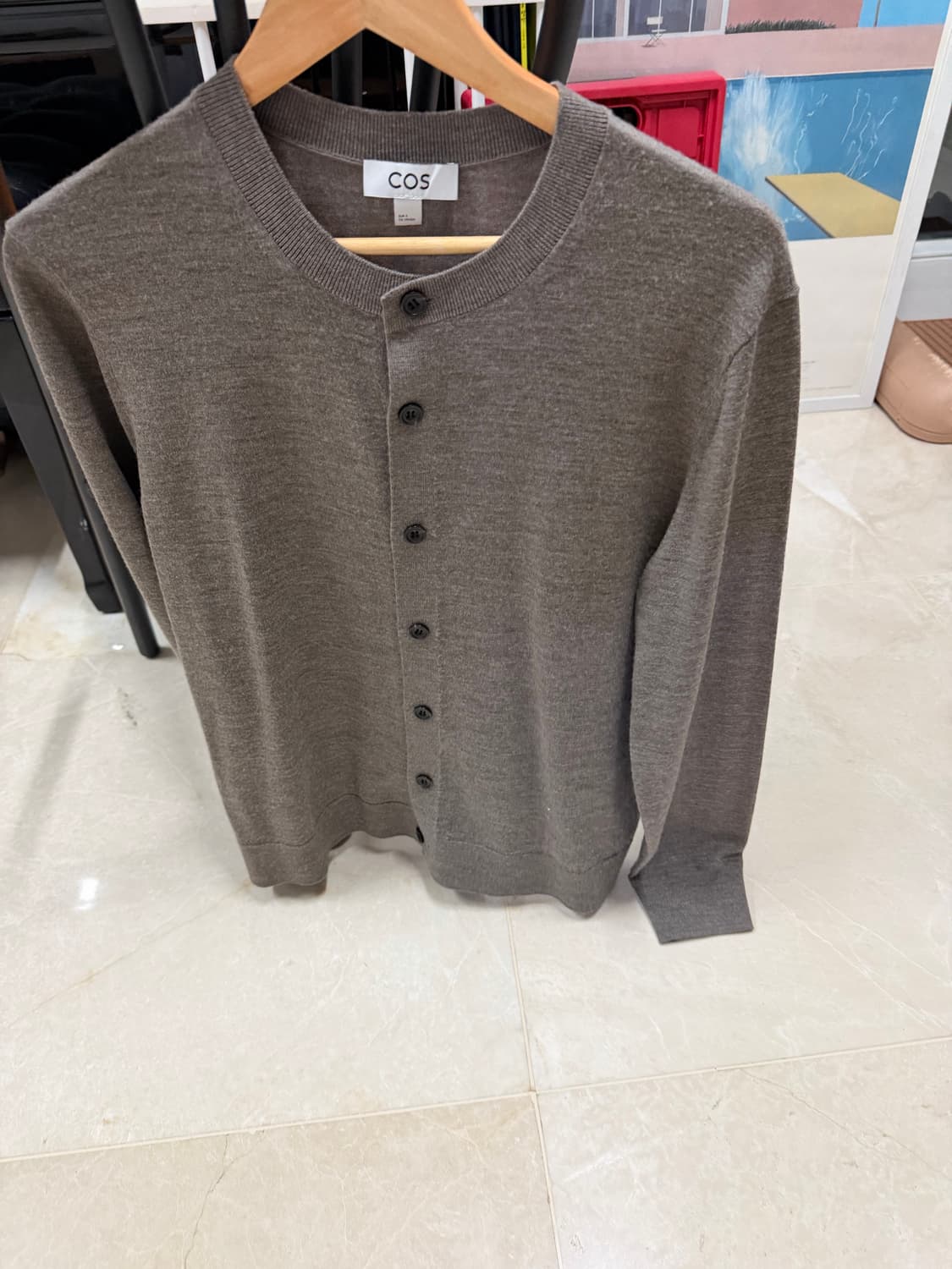 Cos 메리노 울 가디건 멜란지  상품이미지2