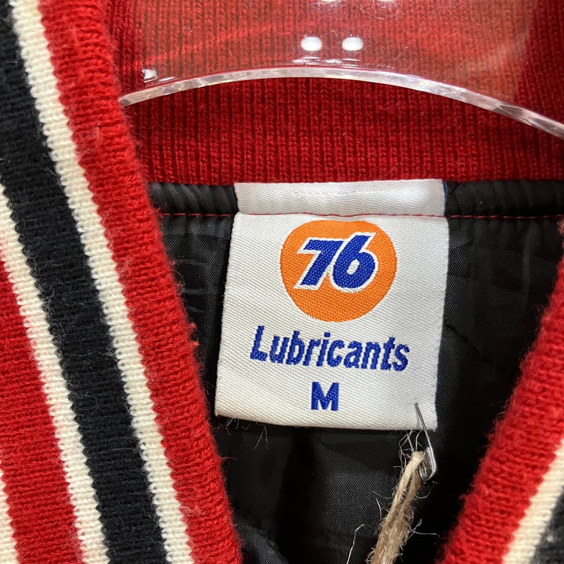 VTG 76 루브리컨츠 울 바시티 자켓 M  상품이미지2
