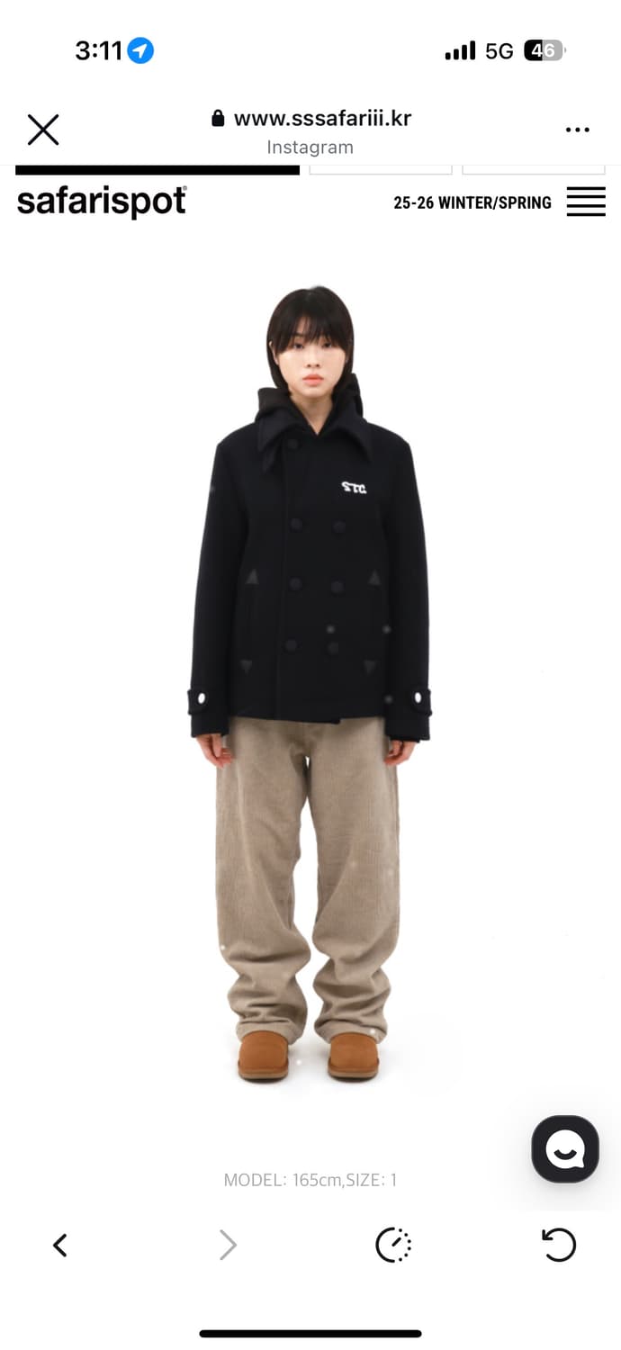 사파리스팟  S.T.C. PEA COAT 코트 상품이미지2
