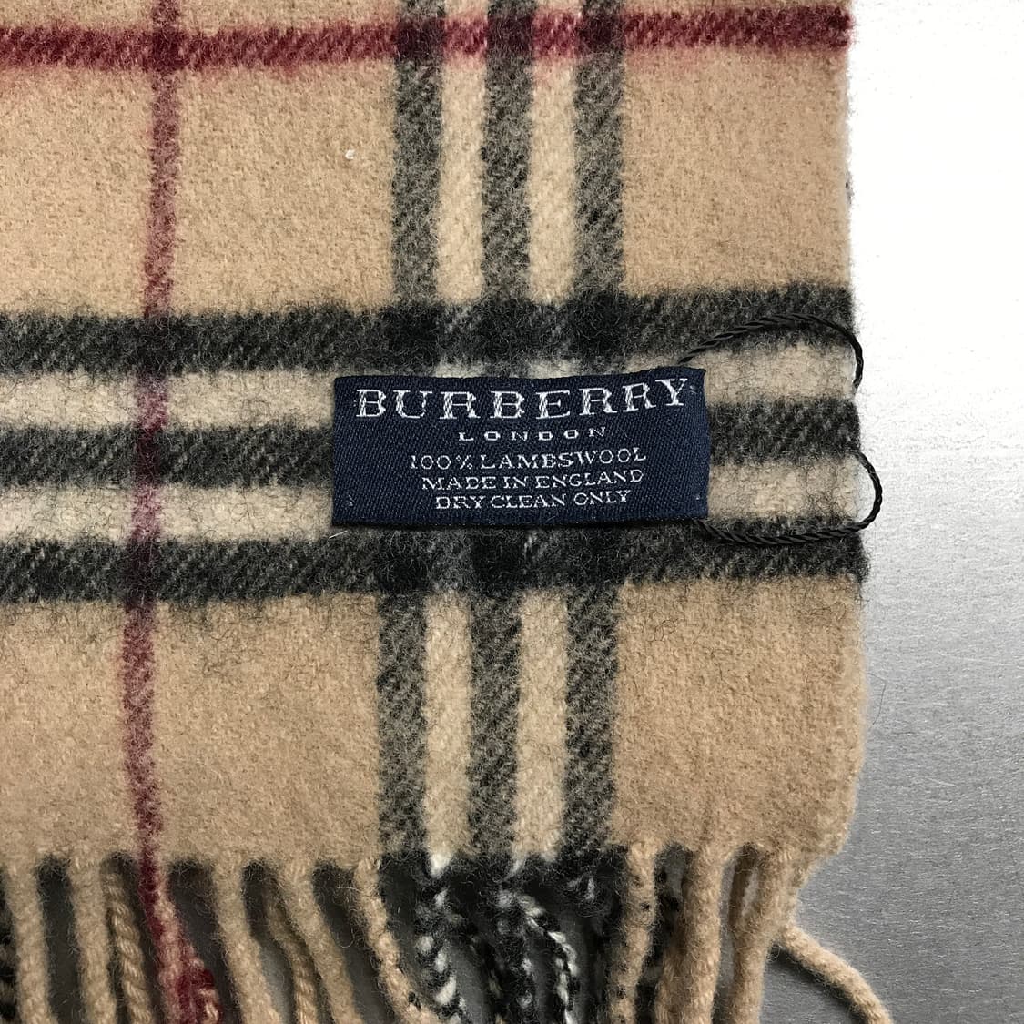 버버리 정품 램스울 머플러 베이지 상품이미지3