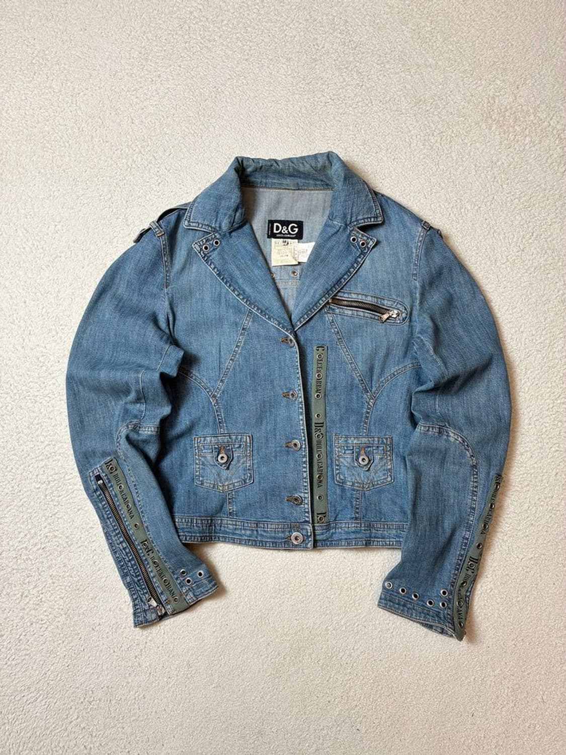 돌체앤가바나 00's 유틸리티 락펑크 데님 자켓 PN7133 상품이미지1
