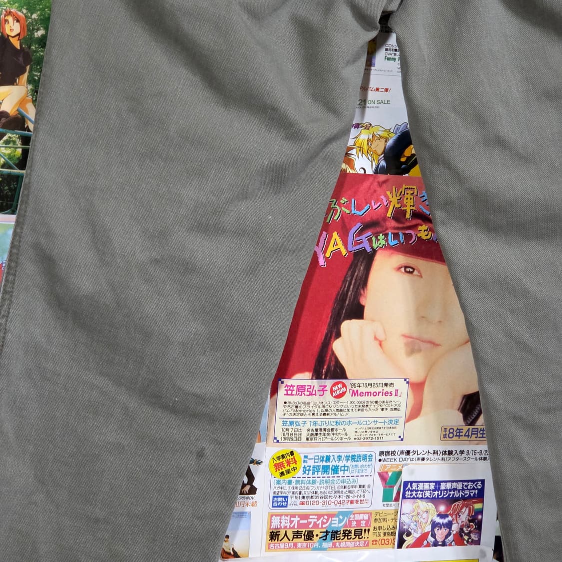 JPN 글로우건 버튼플라이 카키 코튼 팬츠 상품이미지6