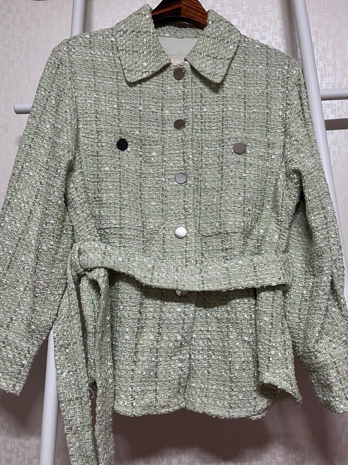 마쥬 트위드 코트 자켓 상품이미지2
