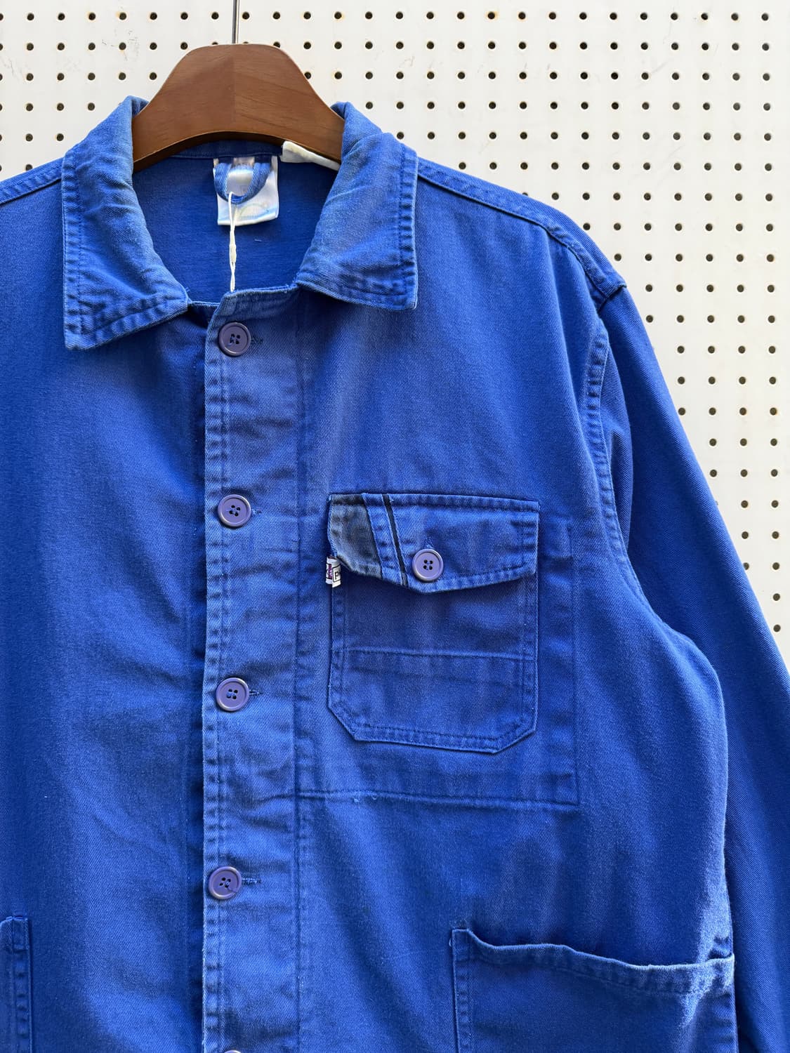 OLD EURO VINTAGE WASHED BLUE 프렌치워크자켓 상품이미지7