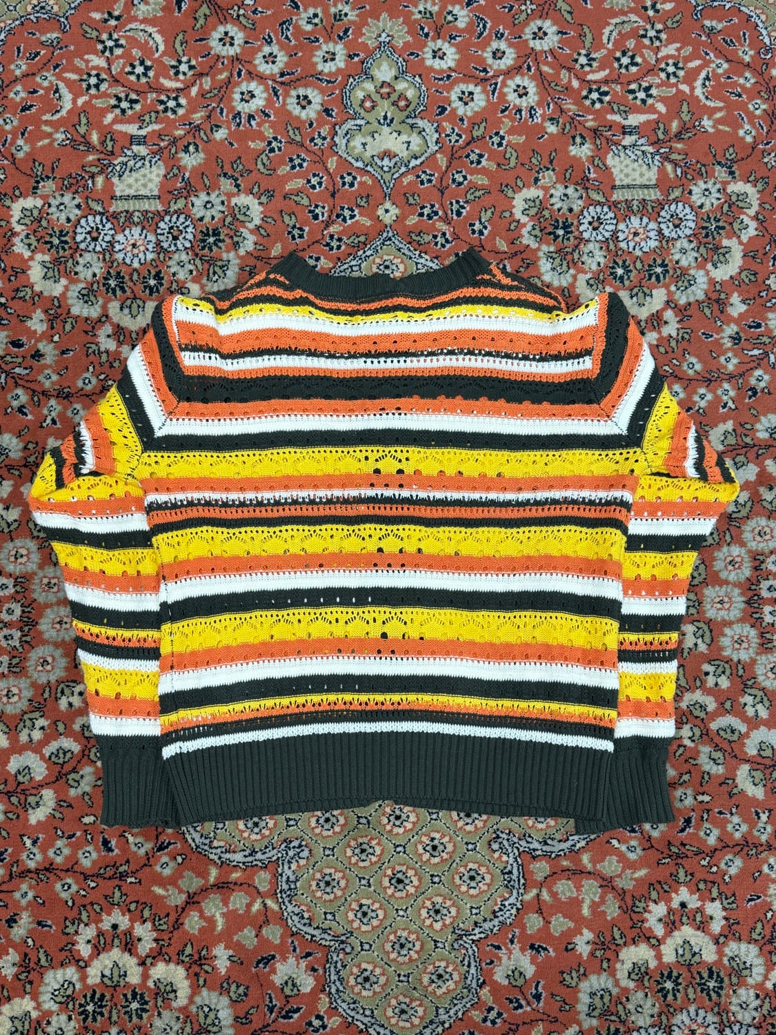 펜필드 스트라이프 라운드 가디건 L 상품이미지2