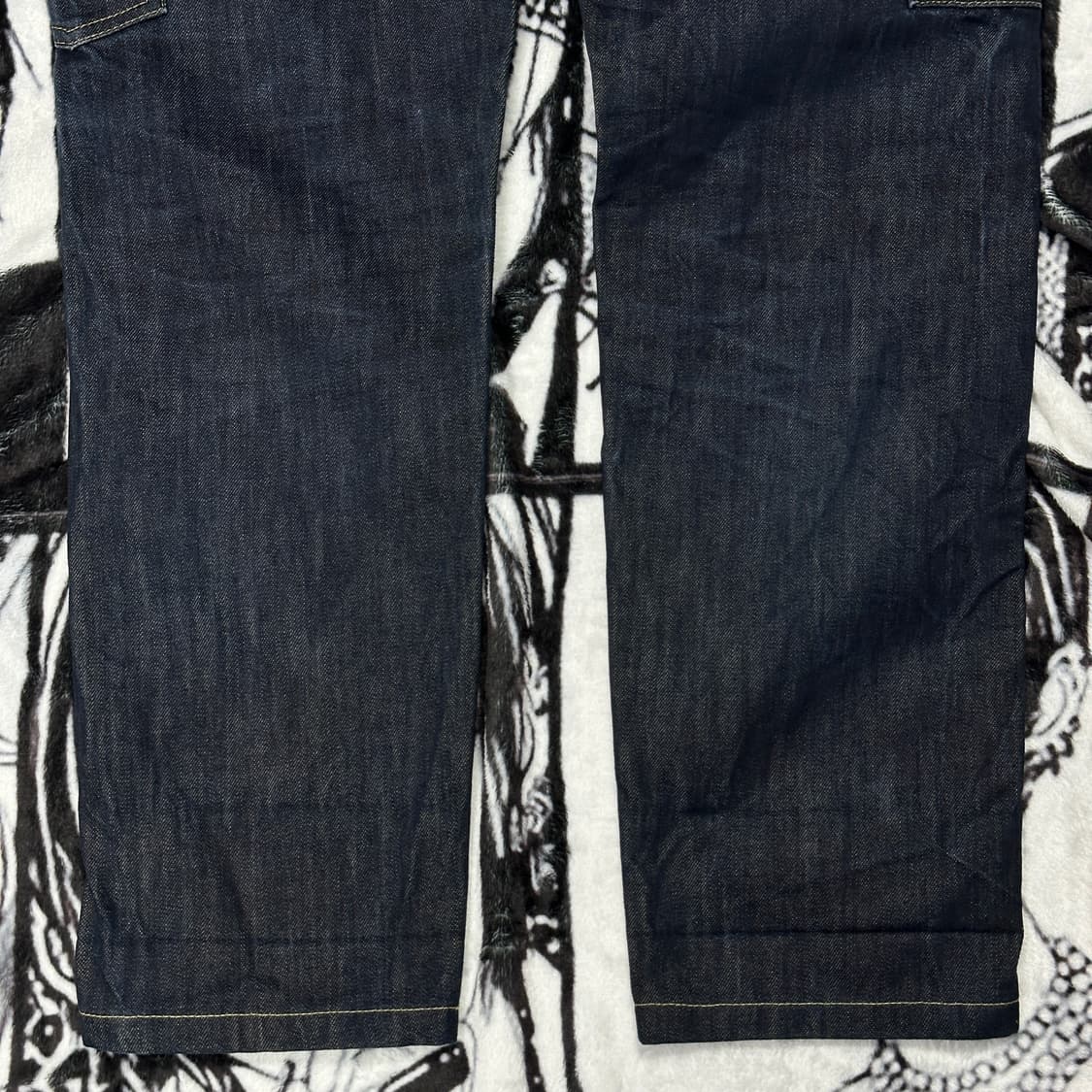 칼하트 싱글니 생지 데님 팬츠 상품이미지8