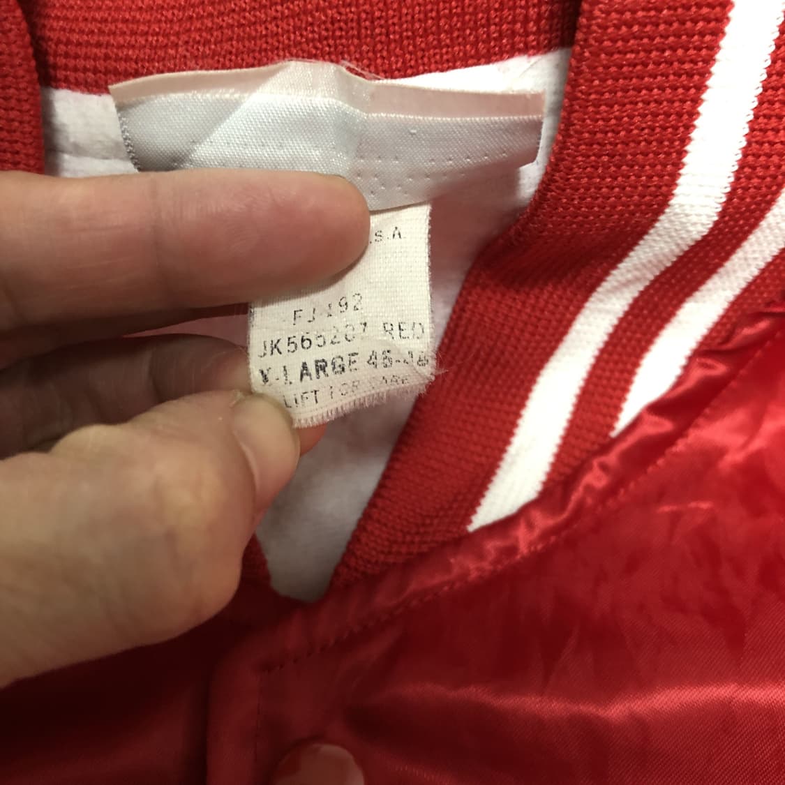 (XL) 90's U.S.A HARTWELL 하트웰 바시티자켓 스타디움 상품이미지3