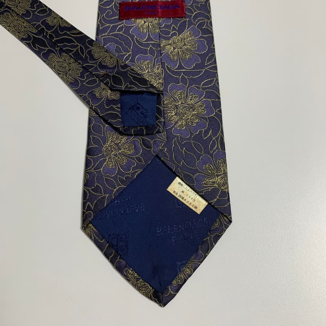 발렌시아가(BALENCIAGA) 명품 페이즐리넥타이 100실크 정장패션 상품이미지6