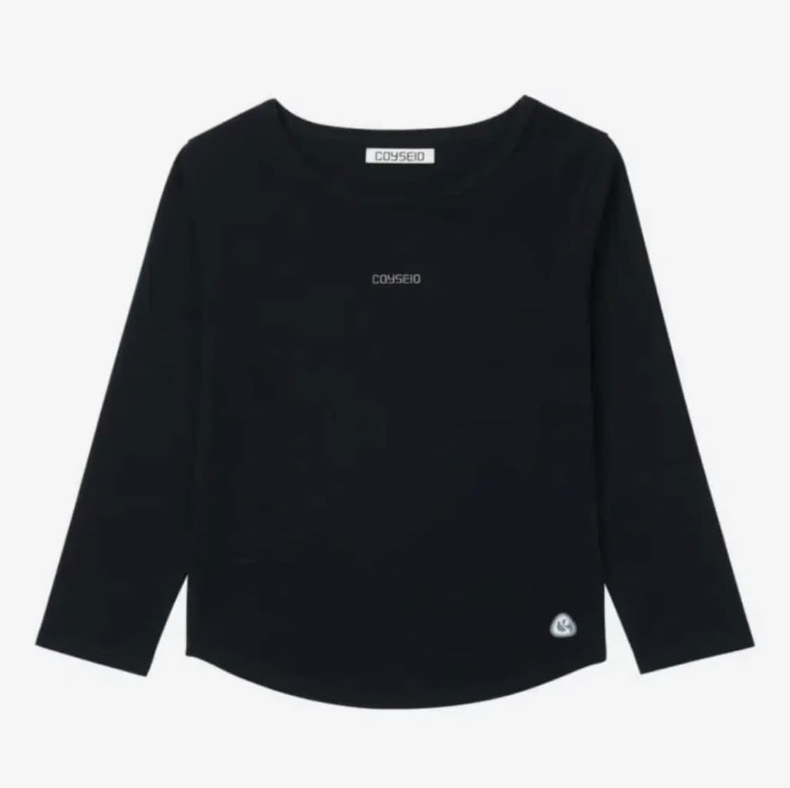 코이세이오 로고 카프리 슬리브 블랙 상품이미지1