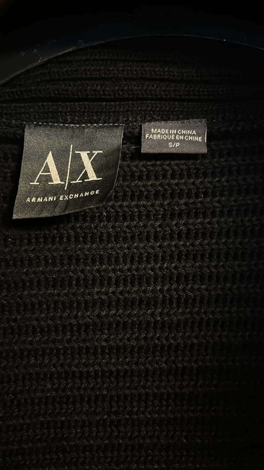 아르마니 익스체인지 코튼 니트집업 상품이미지3