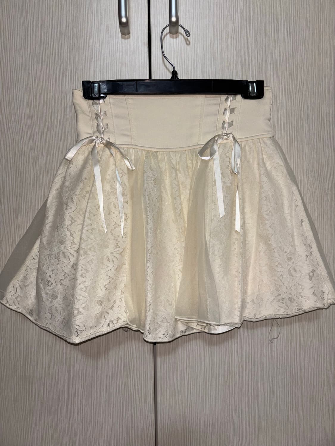 LIZ LISA 레이스 미니스커트 아이보리 상품이미지1