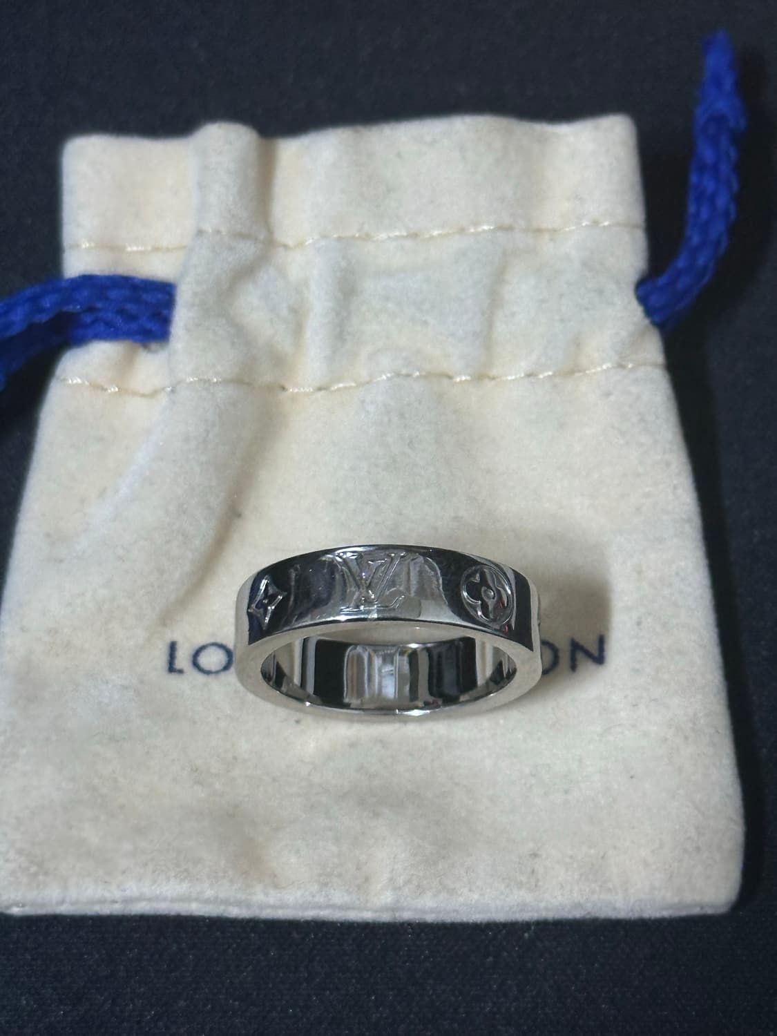 루이비통 LV 모자이크 씬 반지 M 상품이미지2