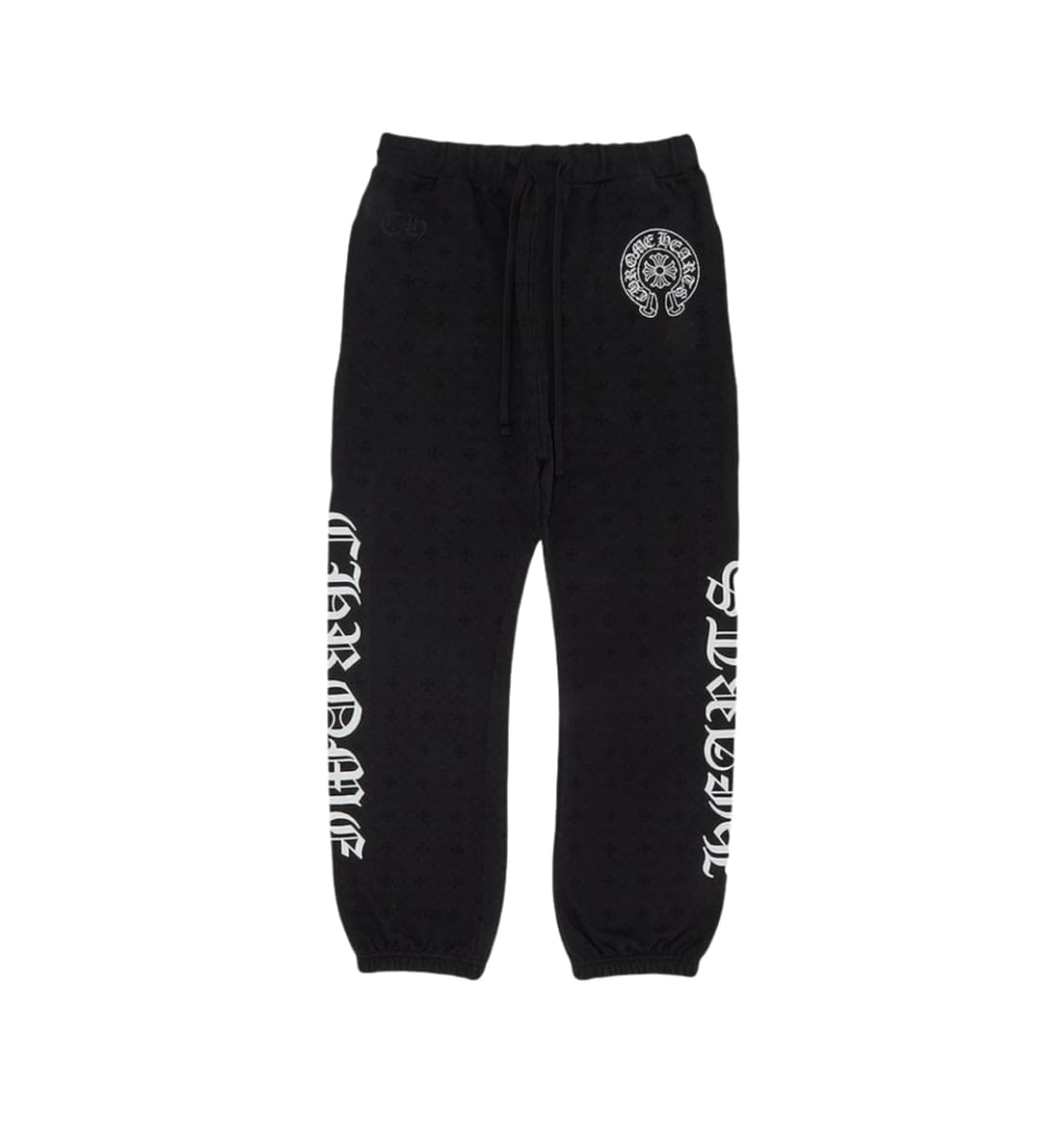 [S] 크롬하츠 올오버 모노그램 홀스슈 스웻팬츠 블랙 상품이미지1