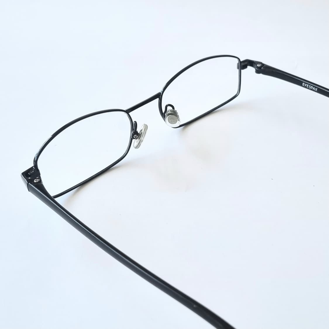 데드스탁 지적인 무드 매트 블랙 슬림 메탈 안경테 676 상품이미지4
