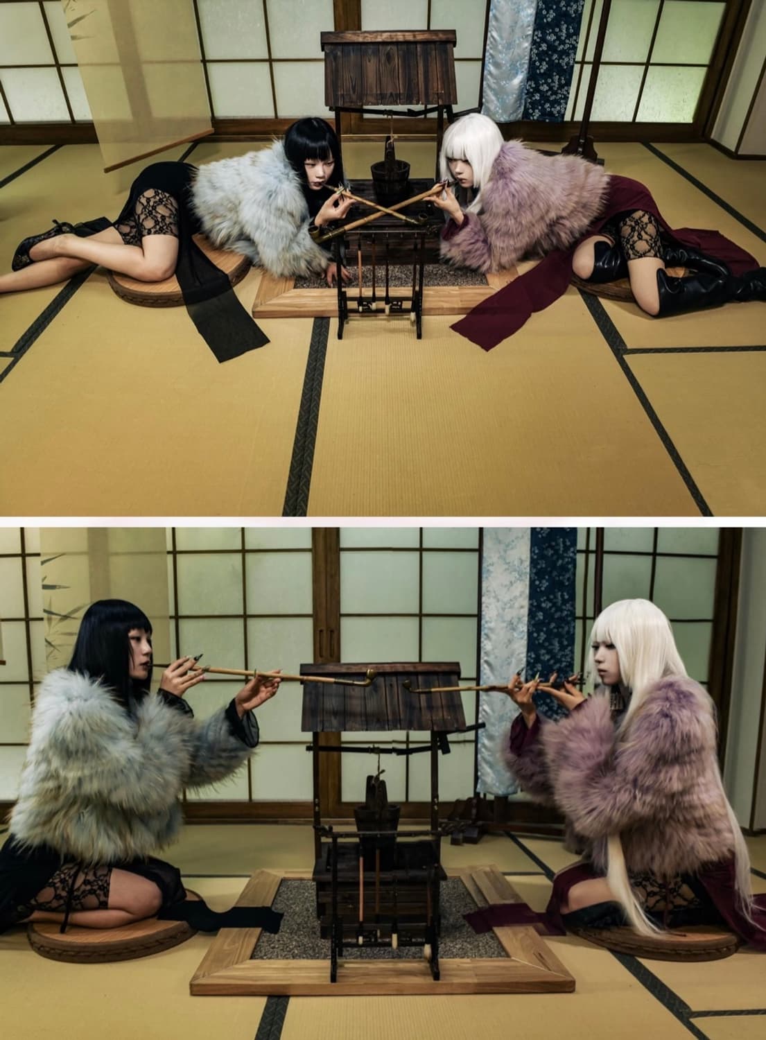 피아오량 퍼자켓 아쿠아 상품이미지1