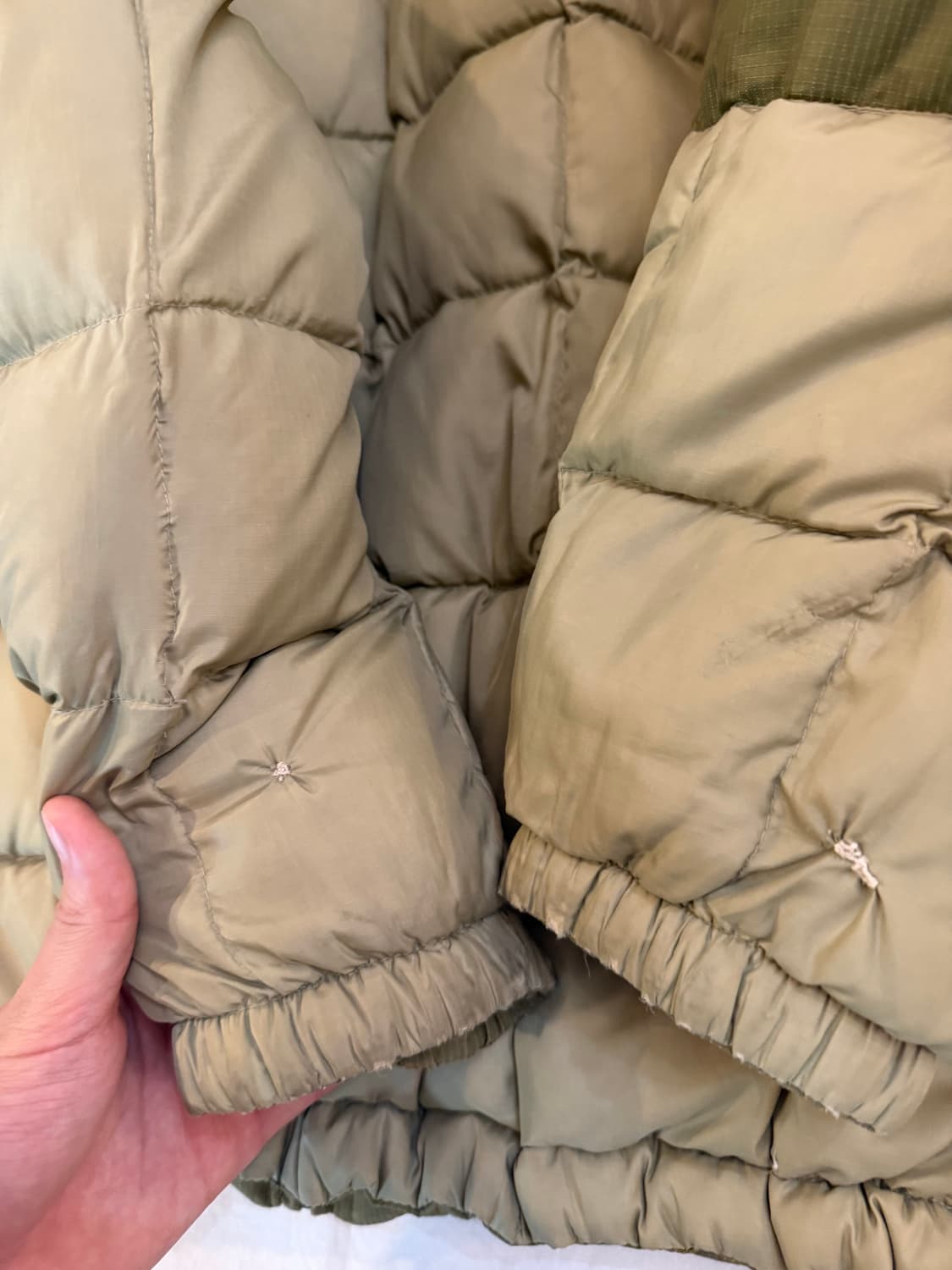 00s 나이키 ACG 아카이브 리버시블 다운 패딩 카키 상품이미지6