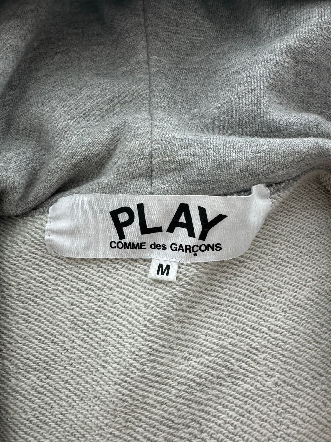 꼼데가르송 후드집업 그레이 m 상품이미지4