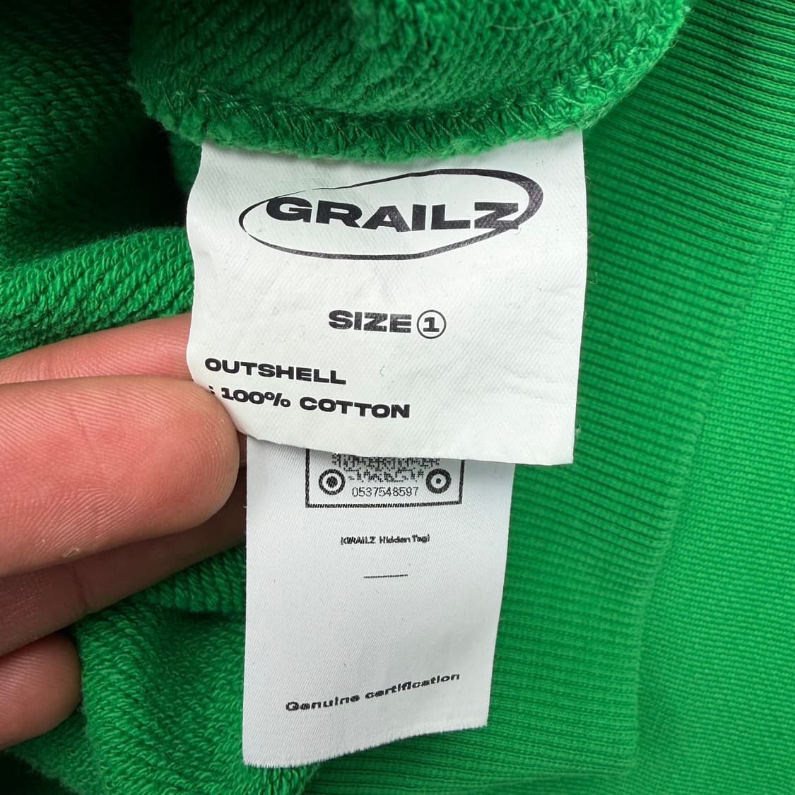 그레일즈 지오메트리 셀틱 그린 후드티 1번 상품이미지8